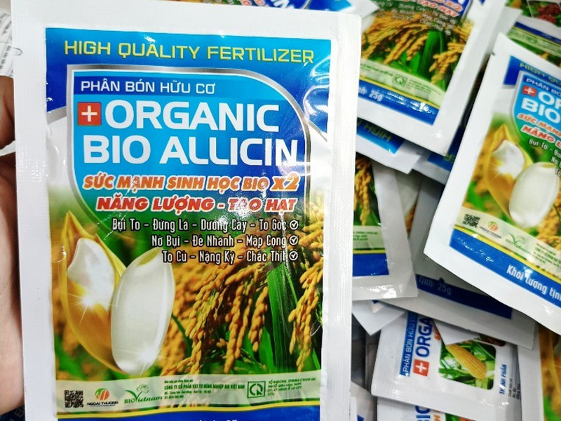 Thành phần của phân bón Organic Bio Allicin