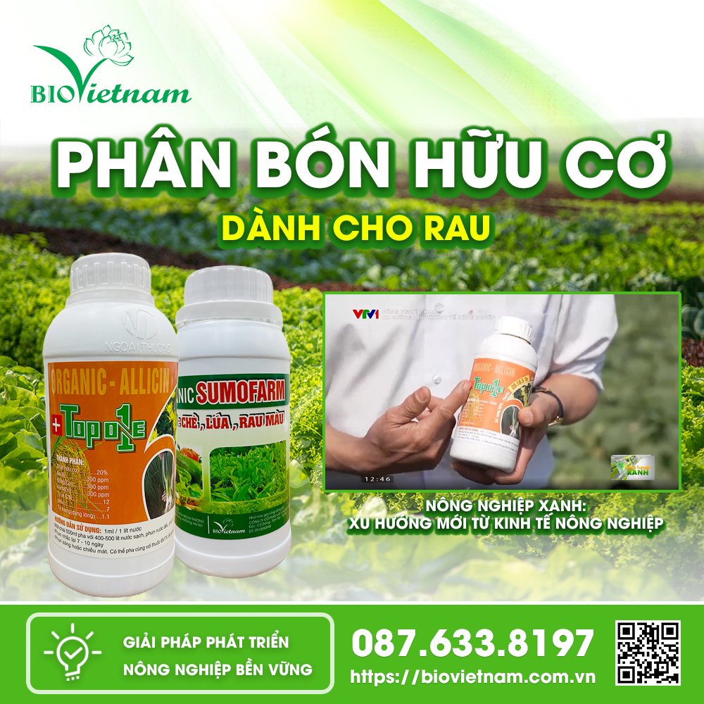 Phân bón hữu cơ Bio Việt Nam