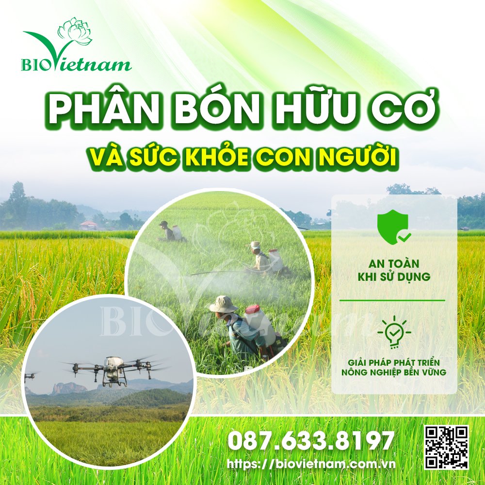 Phân Bón Hữu Cơ Và Sức Khoẻ Con Người