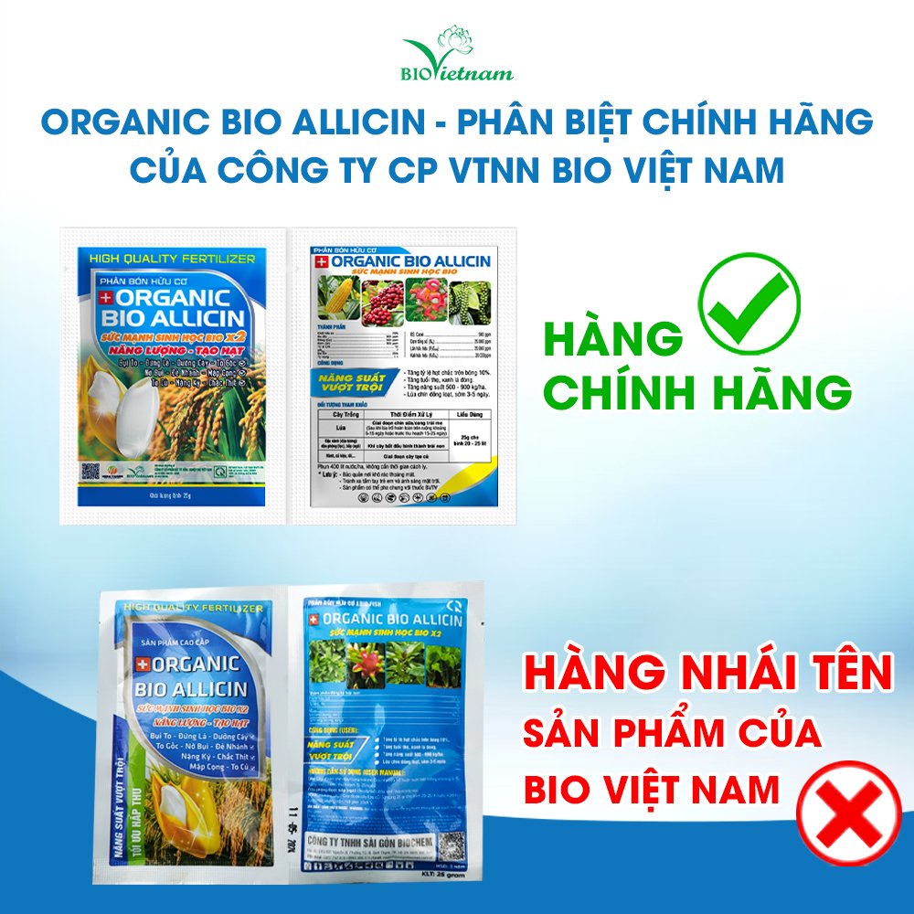 CẢNH BÁO HÀNG KHÔNG CHÍNH HÃNG BIO VIỆT NAM