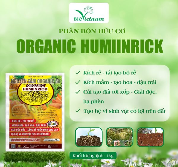 Organic Humiinrick - Phân Bón Hữu Cơ