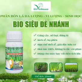 Bio Siêu Đẻ Nhánh Dạng Chai - Công Thức Sinh Học Cao Cấp