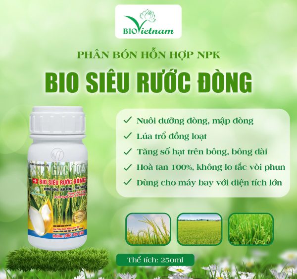 Bio Siêu Rước Đòng Dạng Chai - Tăng Năng Suất Vượt Trội