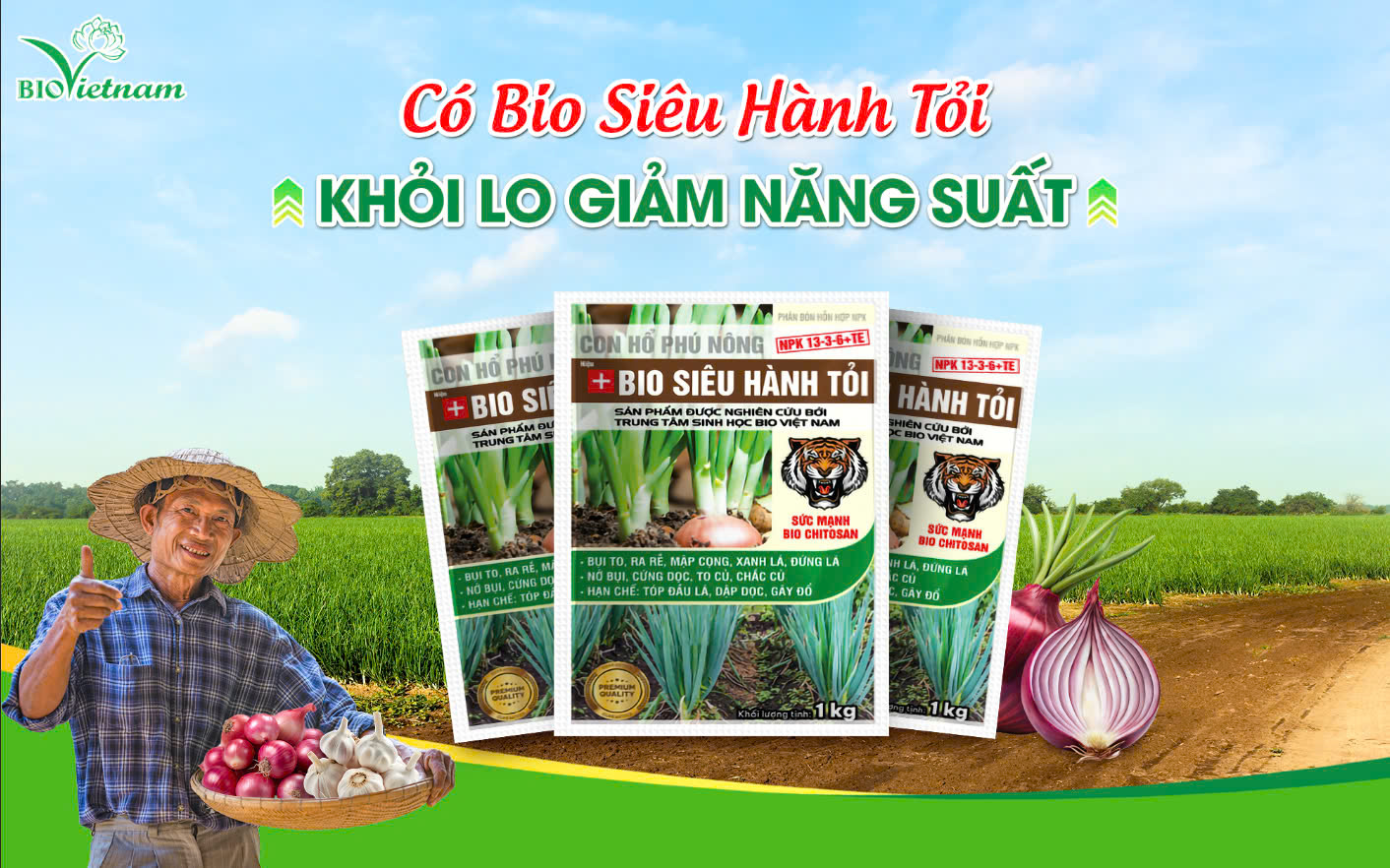 Bổ Sung Dinh Dưỡng Cho Hành Lá Với Phân Bón Bio Việt Nam