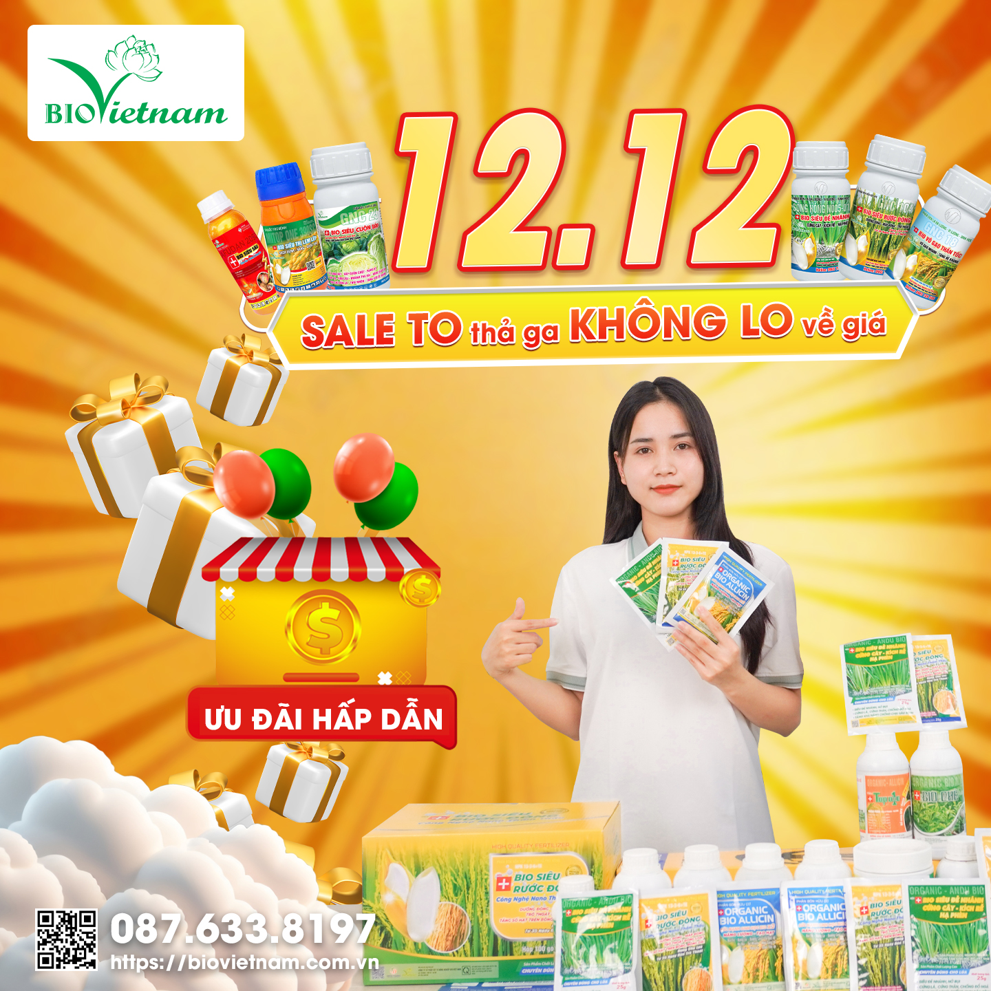 Săn sale Đại tiệc cuối năm 12/12 cùng Bio Việt Nam